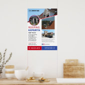 オーダーメイドの屋根工事サービス ポスター (キッチン)