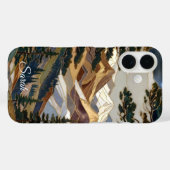 オーダーメイドの山の風景のスマホケース Case-Mate iPhoneケース (裏面 (横))