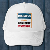 オーダーメイドの帽子 | 誰にでも似合うバチェラーパーティー キャップ