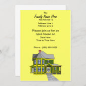 オーダーメイドの引っ越し/オープンハウス招待状 招待状 (正面/裏面)