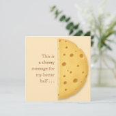 オーダーメイドの愛らしいメッセージが素敵なロマンチックギフト シーズンカード (スタンド正面)