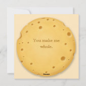 オーダーメイドの愛らしいメッセージが素敵なロマンチックギフト シーズンカード (裏面)