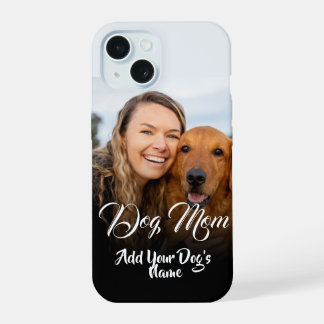 オーダーメイドの愛犬のママのフォトペンダント iPhone 15ケース
