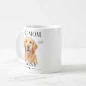 オーダーメイドの愛犬のママ用マグカップ(写真入り) コーヒーマグカップ (正面左)