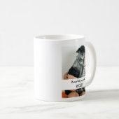 オーダーメイドの愛犬の写真と名前入りグッズ コーヒーマグカップ (正面右)