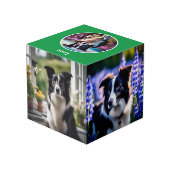 オーダーメイドの愛犬フォトグッズ フォトキューブ (裏面アングル)