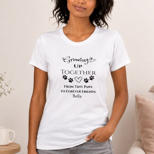オーダーメイドの愛犬家のママ用Tシャツ Tシャツ