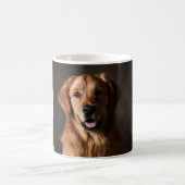 オーダーメイドの愛犬4枚フォトコラージュ マグカップ (中央)