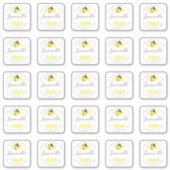 オーダーメイドの手作りリモンチェッロラベル 2インチステッカー シール (正面)