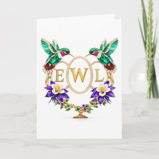 オーダーメイドの折りたたみ式結婚式ウェディングカード(ハチドリ)EWL 招待状