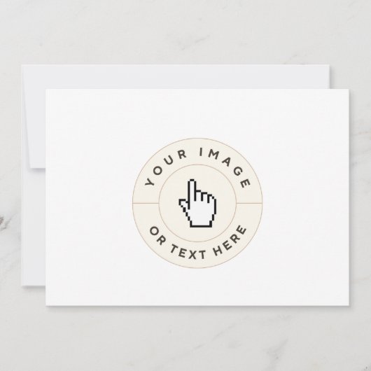 オーダーメイドの招待状 - カスタマイゼーション（画像/テキストを追加） 招待状 (正面)