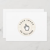 オーダーメイドの招待状 - カスタマイゼーション（画像/テキストを追加） 招待状 (正面/裏面)