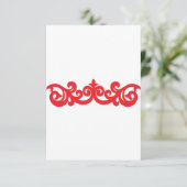 オーダーメイドの招待状 | パーソナライズされたイベントテンプレート 招待状 (スタンド正面)