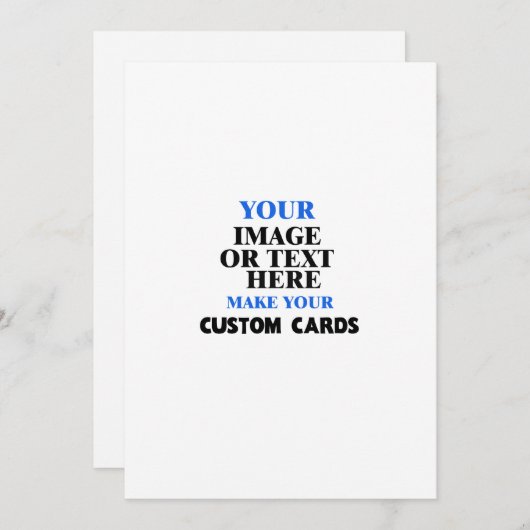 オーダーメイドの招待状 - 個性的なアナウンスメント 招待状 (正面/裏面)