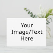 オーダーメイドの招待状 - 白い封筒付き 招待状 (スタンド正面)