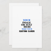 オーダーメイドの招待状 - 結婚式 & 特別なイベントデザイン 招待状 (正面/裏面)