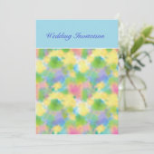 オーダーメイドの春の陽光 ウェディング 招待状 (スタンド正面)