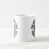 オーダーメイドの月の笑顔の特大マグカップ コーヒーマグカップ (中央)