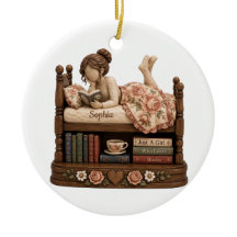 オーダーメイドの本好きのためのクリスマスオーナメント