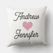 オーダーメイドの枕（夫婦向け） クッション (裏面)