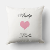 オーダーメイドの枕（夫婦向け） クッション (裏面)