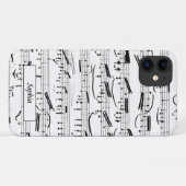 オーダーメイドの楽譜・音符デザイン Case-Mate iPhoneケース (裏面(横))