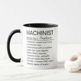 オーダーメイドの機械工の定義 マグカップ