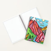 オーダーメイドの水彩画とスケッチ ノートブック (内部)