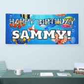 オーダーメイドの熱帯魚 HAPPY+BIRTHDAY  横断幕 (トレードショー)