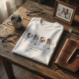 オーダーメイドの父の写真入りTシャツ | 世界一の父ギフト Tシャツ