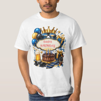 オーダーメイドの父の日Tシャツ 誕生日プレゼント Tシャツ