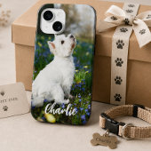オーダーメイドの犬の写真のスマホケース 名前入りギフト Case-Mate iPhoneケース