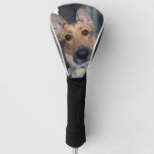 オーダーメイドの犬の写真 ゴルフヘッドカバー (正面)