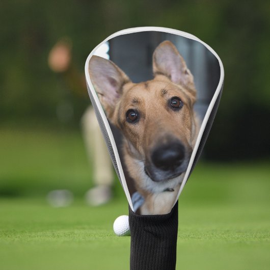 オーダーメイドの犬の写真 ゴルフヘッドカバー