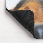 オーダーメイドの犬の写真 マウスパッド (コーナー)