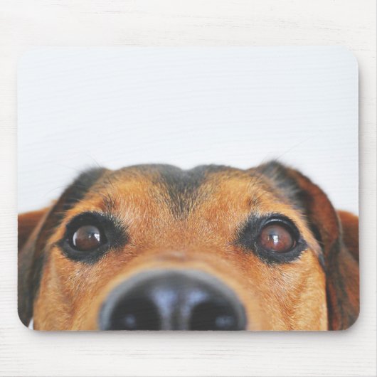 オーダーメイドの犬の写真 マウスパッド (正面)