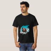 オーダーメイドの犬の写真Tシャツ Tシャツ (正面フル)