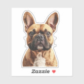 オーダーメイドの犬の顔ステッカー シール (シート)