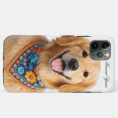 オーダーメイドの犬好き 名前入り スマホケース Case-Mate iPhoneケース (裏面(横))