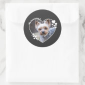 オーダーメイドの犬Tシャツに心奪われる ラウンドシール (バッグ)