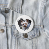 オーダーメイドの犬Tシャツに私のハートを込めて 缶バッジ (インサイチュ)
