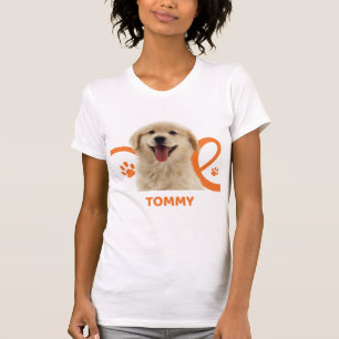オーダーメイドの犬Tシャツ|カスタム犬の名前Tommy Tシャツ