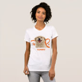 オーダーメイドの犬Tシャツ|カスタム犬の名前Tommy Tシャツ (正面フル)