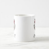 オーダーメイドの狐の面 コーヒーマグカップ (中央)