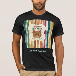 オーダーメイドの猫のカレッジTシャツ - You've Got This Tシャツ