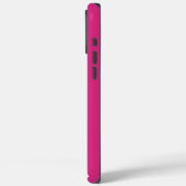 オーダーメイドの猫の写真コラージュモノグラム ピンク Case-Mate iPhoneケース (裏面 / 左)
