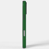 オーダーメイドの猫の写真コラージュ モノグラム グリーン Case-Mate iPhoneケース (裏面 / 右)