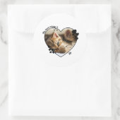 オーダーメイドの猫Tシャツに心を込めて ラウンドシール (バッグ)