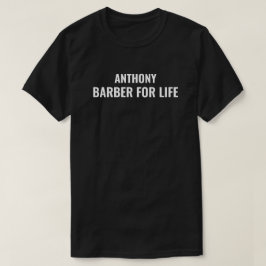 オーダーメイドの理容師ギフト カスタムメンズ Tシャツ