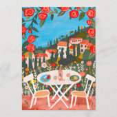 オーダーメイドの田園風景の食事 イラスト メニュー (正面)